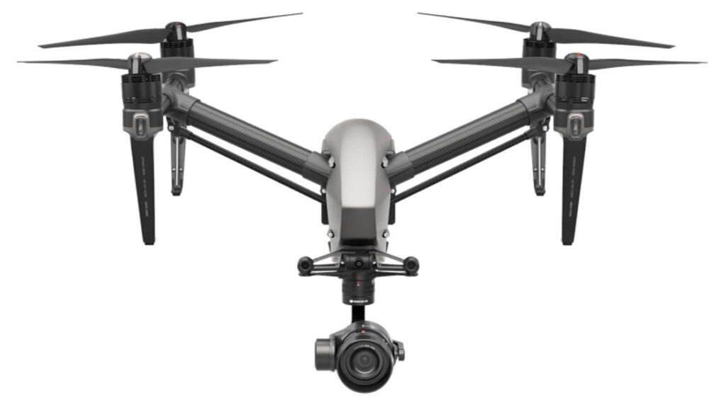 DJI Inspire drone met Zenmuse X7 camera